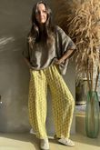 Indira Classic Barrel Pant Soft Ochre & Deep Ochre